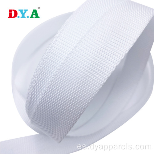 25 mm de 25 mm de White White Multi Color PP Webbing